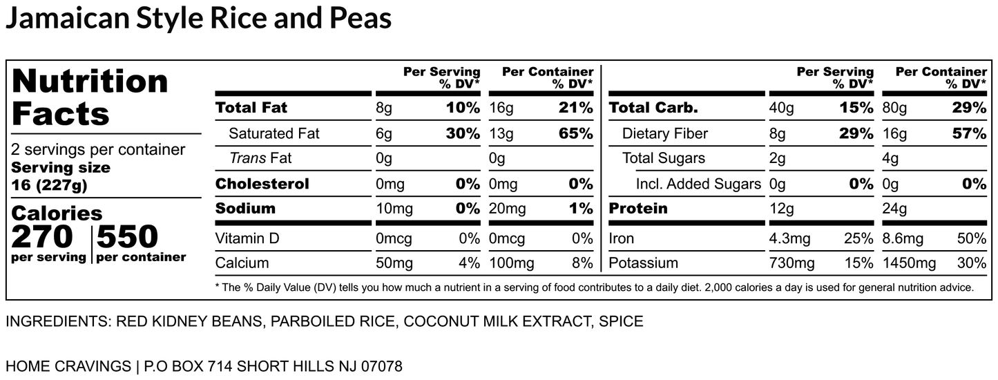 Jamaican Style Rice and Peas