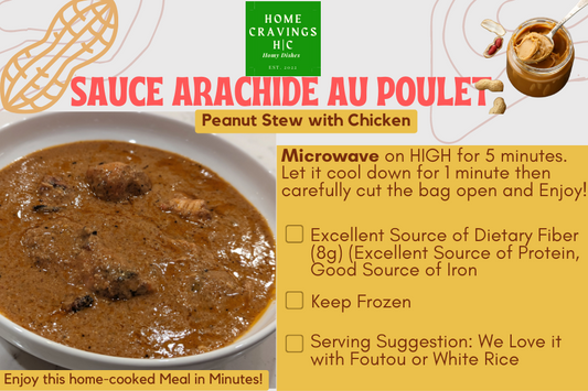 Sauce Arachide au Poulet ~ Peanut Stew with Chicken